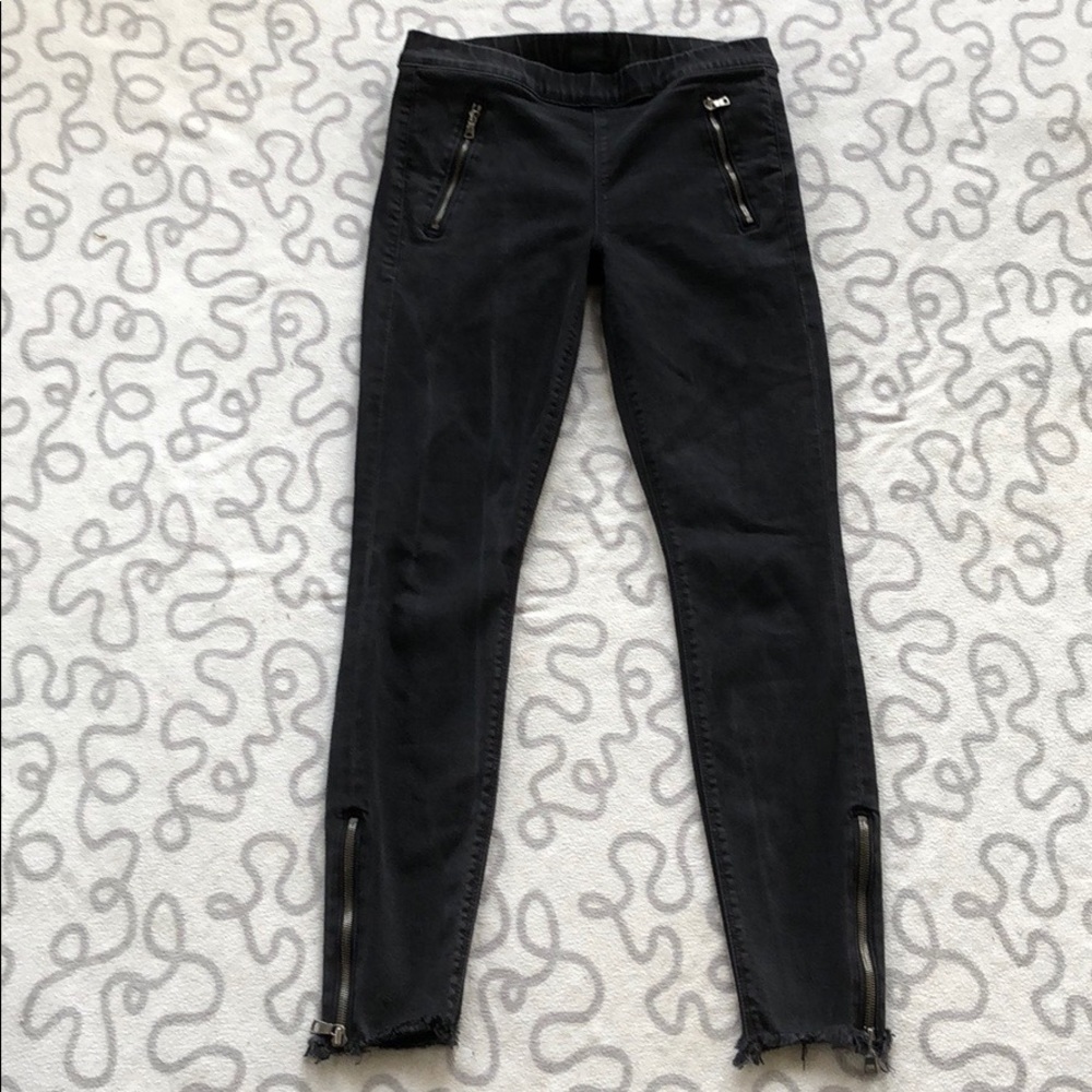 MOTHER Quickie Looker Ankle Fray Jeans
